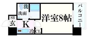 春日野道駅 徒歩5分 7階の物件間取画像